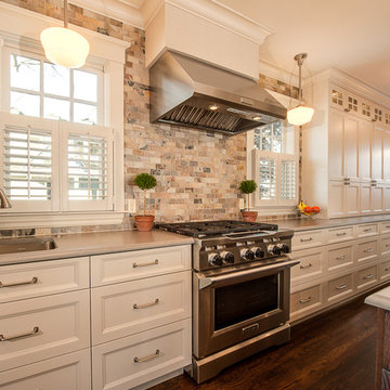 Cooking area with prep sink
