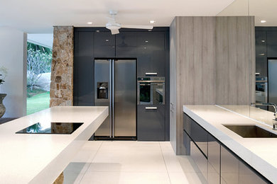 Kitchen - contemporary kitchen idea in Chicago