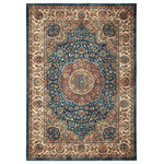 Palmetto Living by Orian - Palmetto Living by Orian Alexandra Rochester Area Rug, Navy, 5'3"x7'6" - Rochester Area Rug is a great rug for a fan of the traditional as well as dynamic color. The complex details and the rich colors are a great combination of masterful design. There is a lot that it can do for your decor that it won't disappoint and be around for years.