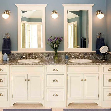 Bathroom Cabinets with granite