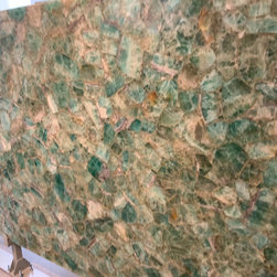 Emerald Fluorite Semi Precious Countertops - Kitchen Countertops