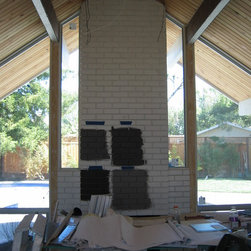 Board Form Fireplace - Indoor Fireplaces