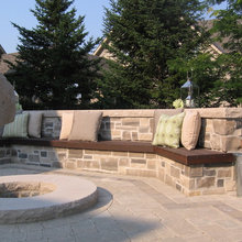 outdoor bench