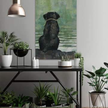 "Let Me Swim" Painting Print on Wrapped Canvas