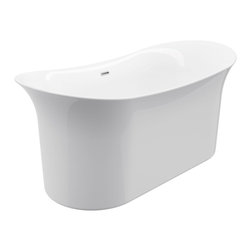 A&E Bath and Shower - Cyclone 66" Freestanding Tub No Faucet - Bathtubs