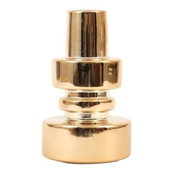Bloomingville Round Ceramic Gold Vase - 100% Bloomingdale's Exclusive - Products