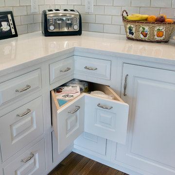 White inset kitchen