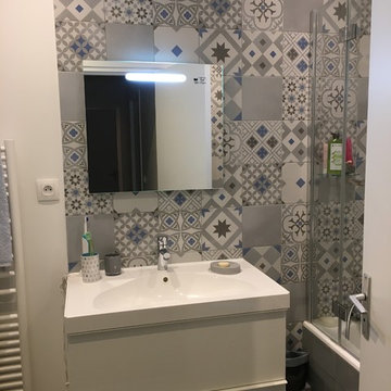Réagencement et relooking d'une salle de bain