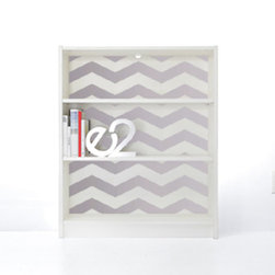 PANYL Lilac Chevrons for IKEA BILLY - Home Decor