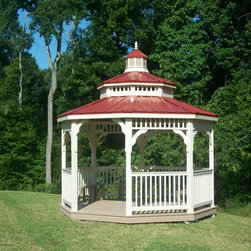 12' Vinyl Gazebo - Gazebos