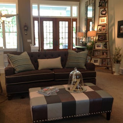 Eclectic Living Room Featuring Room Candy Custom Furniture - Sofas