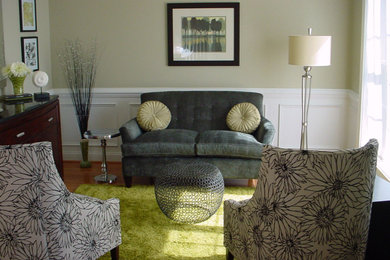 Living room photo in Philadelphia