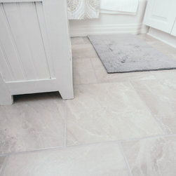Transitional White Bathroom - Products