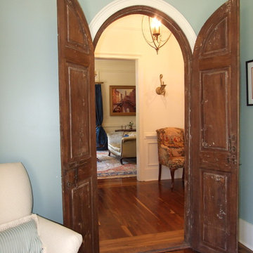 view from office into salon