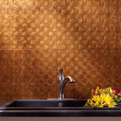 Fasade Lotus, Muted Gold - Home Decor