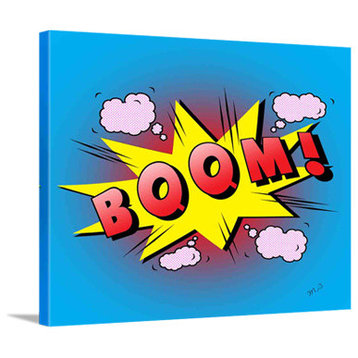 "Boom Iii" By Mark Ashkenazi, Canvas Giclee Wall Art, 36"x36"