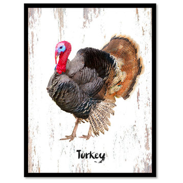 Turkey Bird Canvas Print, 22"x29"