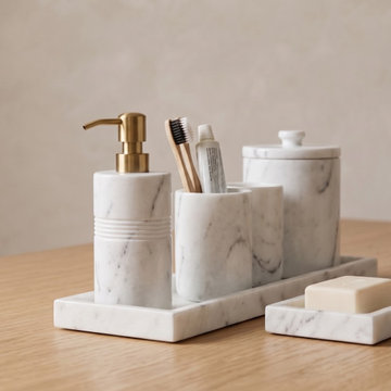 Luxury Marble Bathroom Accessories | Bespoke Stone Essentials