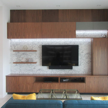 Walnut Wall Units