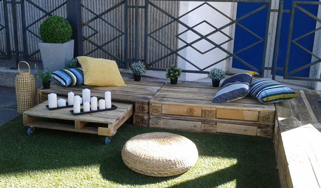 DIY: Gartenmöbel aus Paletten selber bauen
