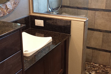 Inspiration for a mid-sized contemporary bathroom remodel in Boise