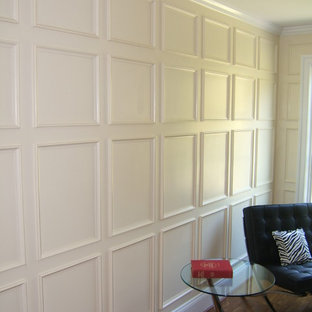 Design ideas for a bohemian home cinema in Richmond.