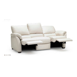 Natuzzi Editions Leather Sofa with 2 Motions B693 - Sofas