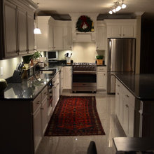 Painted kitchen cabinets Benjamin Moore Dove Wing