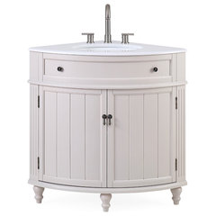 24 Benton Collection Triadsville Corner Bathroom Vanity - Model