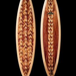 7'-3" Wooden Surfboards - Products