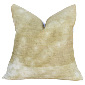 Sara Indian Olive Organic Silk Pillow