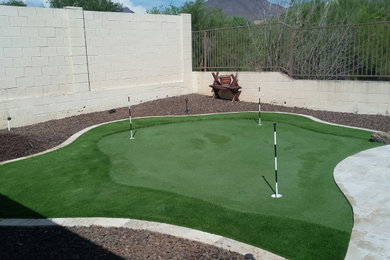 This is an example of a contemporary landscaping in Phoenix.