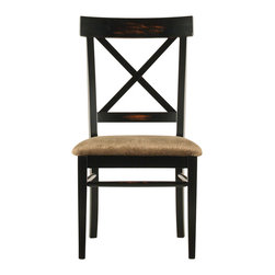 Zona X Black Side Dining Chair - Dining Chairs