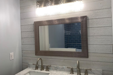 Example of a transitional bathroom design in Atlanta