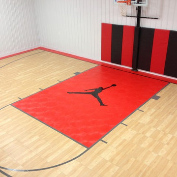 SnapSports - Custom Logo Indoor Gym Basketball Court