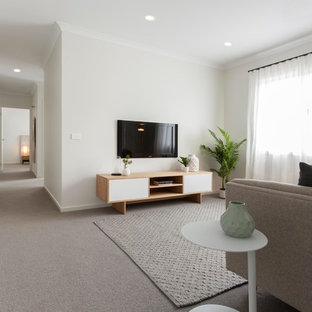 Example of a danish home theater design in Melbourne