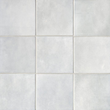 Cloe 5"x5" Artisan Ceramic Subway Tile, Gray