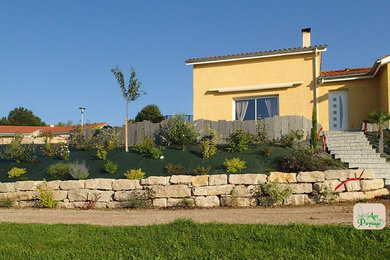 Aménagement d'un jardin classique.