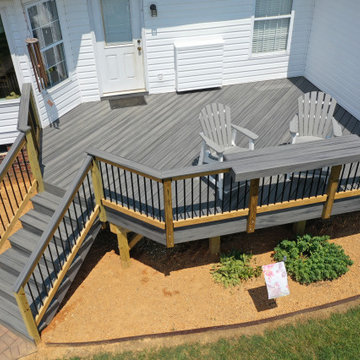 Trex Transcends Deck with Railing Bar Top