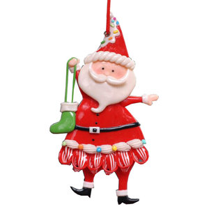 Jim Shore Heartwood Creak Santa Gnome Hanging Ornament 4058749