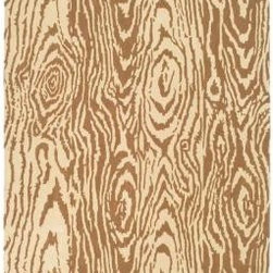 Layered Faux Bois Sequoia Area Rug - Rugs