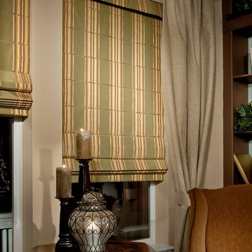 CUSTOM ROMAN SHADES - ROMAN BLINDS - Volari Custom Roman Shades