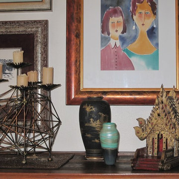 Seattle Sustainable MCM: Eclectic Living Room