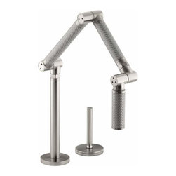 Kohler - Kohler Karbon Deck-Mount Kitchen Sink Faucet, Silver Tube, Vibrant Stainless - Kitchen Faucets