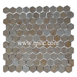 MH-35 HEXAGON SUNNY BEIGE 1 IN - Mosaic Tile