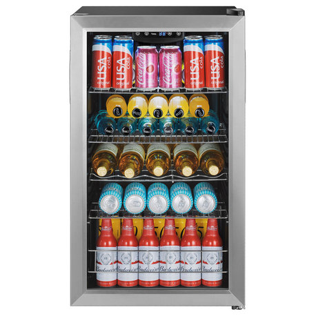 EdgeStar BWC121 19"W 105 Can Capacity Extreme Cool Beverage - Stainless Steel