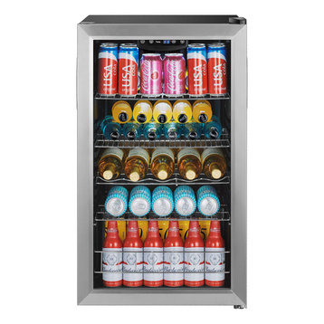 EdgeStar BWC121 19"W 105 Can Capacity Extreme Cool Beverage - Stainless Steel