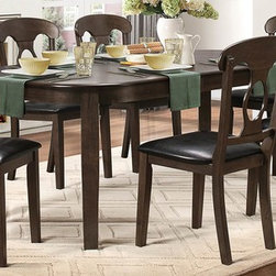Homelegance 5144GY-Set Lemoore 7Pcs Weathered Brown Dining Table Set - Dining Sets
