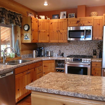 Log Cabin Kitchen in Wenatchee, Wa