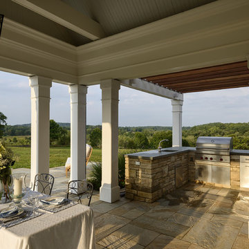 Pool House in the Country